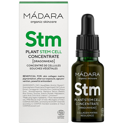 Koncentrat me qeliza burimore për fytyrë MÁDARA Stm, 17.5 ml