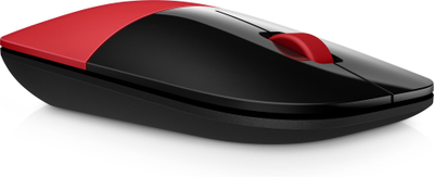 Maus HP Z3700, Wireless, 1200 DPI, i kuq