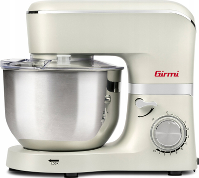 Mikser planetar Gastronomo Girmi IM4701, 1500W, 6L, bezhë