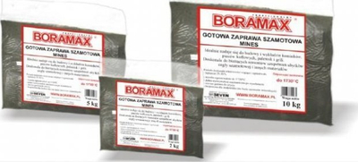 Llaç zjarri Boramax Ready Fireclay Mortar, që duron temperatura shumë të larta, 5 kg, gri