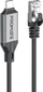 Adaptor USB C në Gigabit Ethernet Clink RJ45, kabllo, i zi