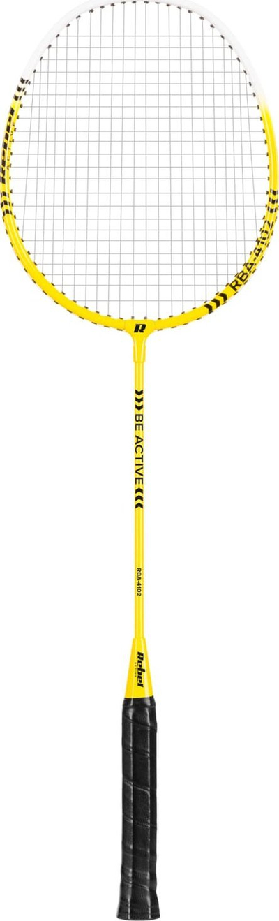 Set badminton Rebel Active, 2 raketa, 2 toptha, blu e bardhë