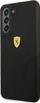 Mbrojtëse telefoni Ferrari prej silikoni, për Samsung Galaxy S21 FE, me prekje të butë, e zezë