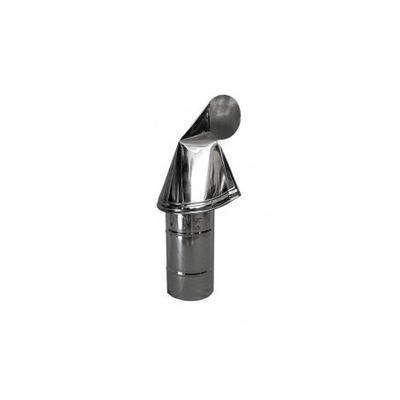 Kapak oxhaku HUZAR rrotullues, inox antikorrozion, 150mm, argjendt