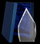 Trofe xhami LuxorJet C073, 24.5cm, printim me ngjyra, transparent