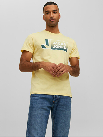 Maicë Jack&Jones JCOLOGAN Standard Fit 12228078 Pale Banana