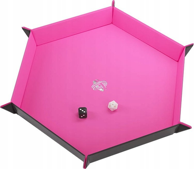 Tabaka magnetike për zara Gamegenic Hexagonal, e kthyeshme, e zezë rozë