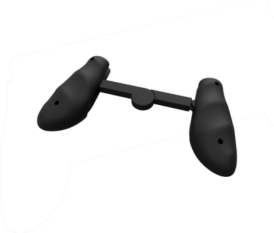 Mbajtëse gaming për telefon TerraTec ADD Controller, ergonomike, e zezë
