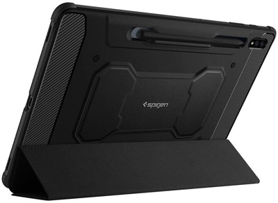 Mbrojtëse Spigen Rugged Armor për Samsung Galaxy Tab S7+, e zezë