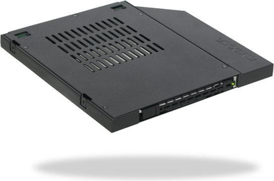 Mbajtëse diskutësh Icy Dock ToughArmor MB411SPO-2B, 2.5" SATA, për bay ODD 9.5mm, e zezë