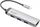 Hub USB C Verbatim Multiport, 4 porta USB 3.2 Gen 1, metalik