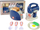 Set lodrash kuzhine Leantoys Kitchen Accessories, mikser edhe tostier, për kalamoj 3+, blu