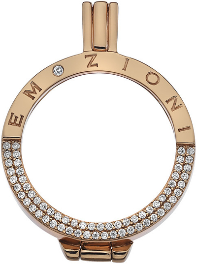 Varëse Hot Diamonds Emozioni Reflection Coin Keeper RG, 33 mm