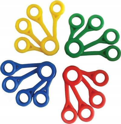 Ushtrues gishtash QMED Finger Exerciser Medium, rezistencë mesatare, jeshile
