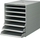 Kuti me sirtarë Durable Idealbox Plus, 7 sirtarë, gri