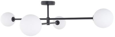 Lampë tavani TK Lighting Sarius 4735, 4xG9, metal, e zezë
