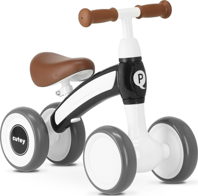 Ride on Qplay Cutey Retro, për fëmijë 12m+, i zi