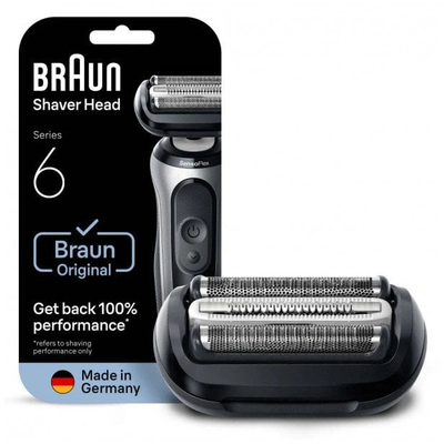 Kokë zëvendësuese rroje elektrike Braun Series 6 64B, për brisk Braun Series 6, e zezë