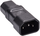Adapter energjie MicroConnect C14 në C15 PEA1415, i zi