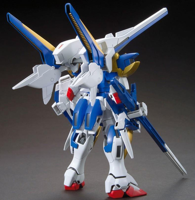 Model kit Bandai HGUC Victory Two Assault Buster Gundam, 1/144, plastik, me shumë ngjyra