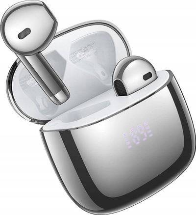 Kufje pa tela Hoco EW62, Bluetooth 5.4, TWS in ear, ngjyrë argjendi