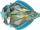 Syze noti Speedo Vanquisher 3.0 Mirror, për goca, lente blu gold