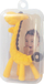Lodër kafshues për dhëmbë Askato Giraffe, silikon, për foshnje, shumëngjyrësh
