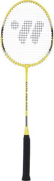 Set badminton WISH Alumtec 4466, 4 raketa, rrjetë me aksesore, e verdhë