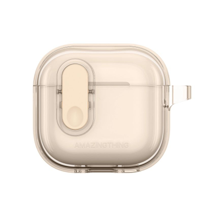 Заштитна кутија AmazingThing Minimal за AirPods 4, TPU, со магнетен капак, боја Desert