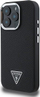 Mbulesë telefoni Guess Triangle Logo për iPhone 16 Pro 6.3", prej PU, e zezë