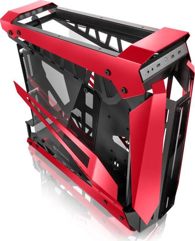 Kasë Raijintek NYX PRO, e kuqe, Full Tower