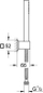 Dush dore Grohe Euphoria Cube Stick, set me mbajtëse muri, krom