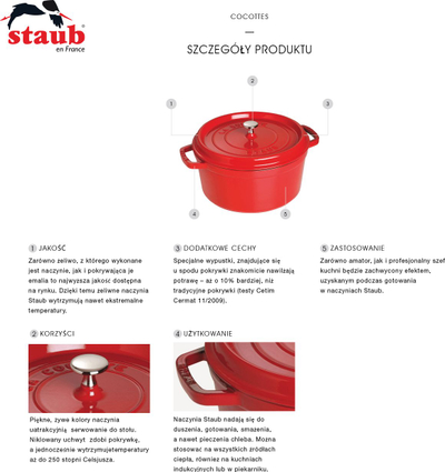 Tenxhere gize Staub Round Cocotte 18cm, 1.7L, gri
