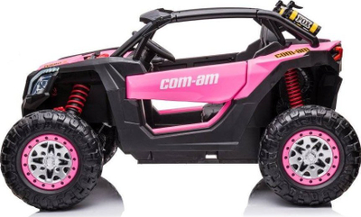 Makina elektrike për fëmijë LEAN Toys Buggy XB-2118, 24V, me telekomandë, rozë