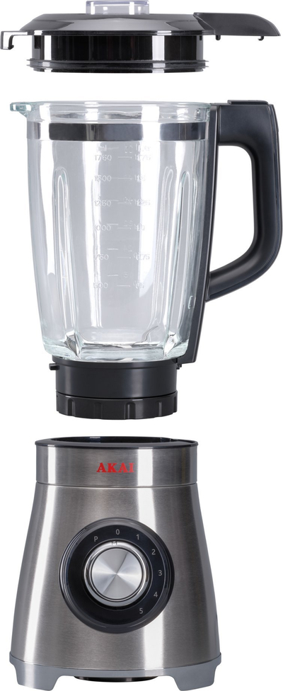 Blender tavoline Akai ATB-900, 1000W, 1.75L, ngjyrë argjendi