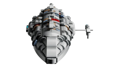 Set ndërtimi LEGO Star Wars Home One Starcruiser 75405, 559 pjesë, për të rritur, gri