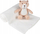 Set jorgan me batanije Teddy Bear, 80x100cm, për bebe, i bardhë