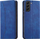 Këse portofol Hurtel Magnet Fancy Case për Samsung Galaxy S22 Plus, me vende për karta, këmbestend, blu