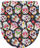Kapak WC Schütte Crazy Skull, duroplast, mbyllje e butë, shumëngjyrësh