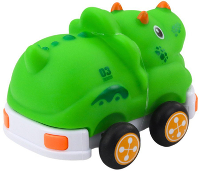 Makina lodër RC Dinosaur, telekomandë përpara prapa, për fëmijë, jeshile
