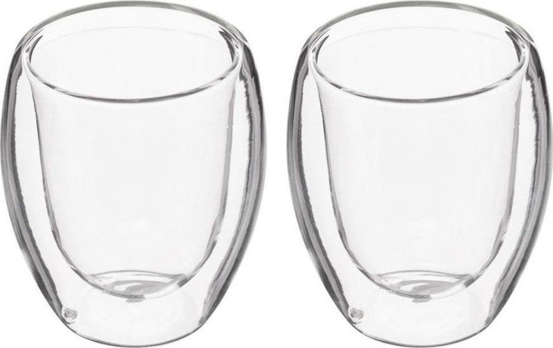 Set filxhanësh kafeje Secret de Gourmet, 2 copë, 80ml, xham transparent