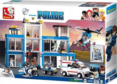 Set blloqesh Sluban Police Station M38-B0660, mbi 600 copa, për kalamaj 6-12 vjeç, shumëngjyrësh