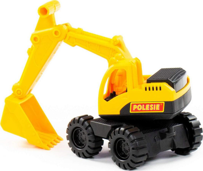 Lodër eskavator Polesie Expert Mini 86358, makinë ndërtimi, me ngjyra