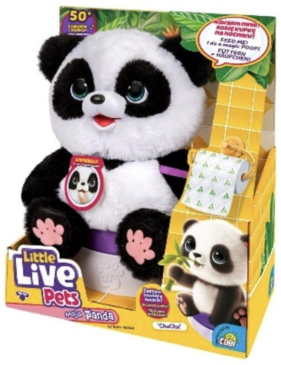 Lodër figurë Cobi Small Living Pets Panda, plastikë, për kalamaj