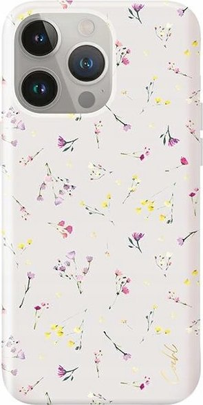 Mbrojtëse telefoni Uniq Coehl Prairie për iPhone 15 Pro Max, hibride, bezhë me lule