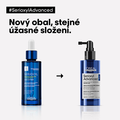 Serum për flokë të holluar L´Oréal Professionnel Serioxyl Advanced Density (Activator Serum), 90 ml