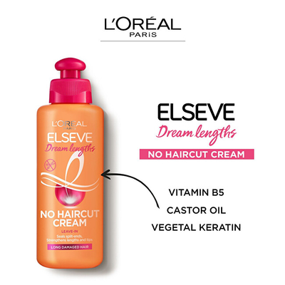 Krem për flokë të gjatë të dëmtuar L´Oréal Paris Elseve Dream Long, 200 ml