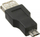 Адаптер OTG InLine микро USB во USB A, црн