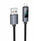 Kabllo USB në Lightning Hoco X112, 1 m, 2.4A, me ekran, e zezë