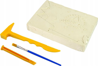 Set arkeologjie Lean Toys Crystal Mining Kit, lodër mësimore, për kalamaj 6+, ngjyrë vjollcë